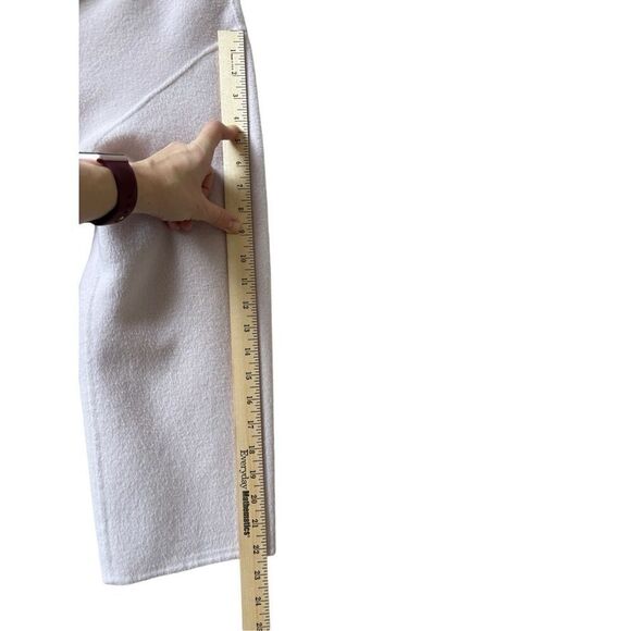 Theory Wool Cashmere Utility Coat Jacket Rosewood Pink Size L - Picture 7 of 16